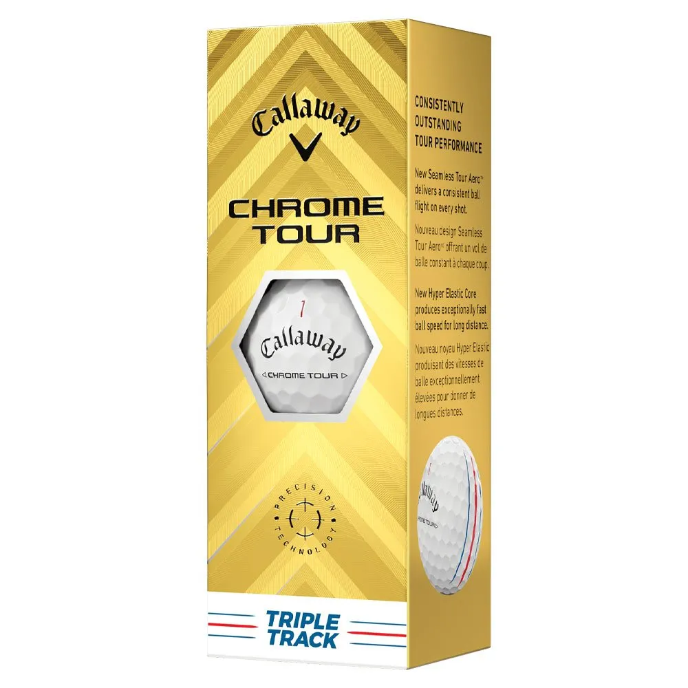 Callaway Chrome Tour Triple Track Golf Balls 2024