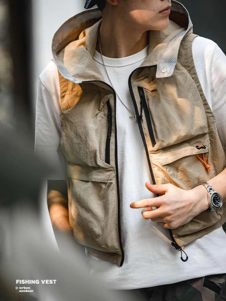 Camp Vibe Hooded Fishing Vest