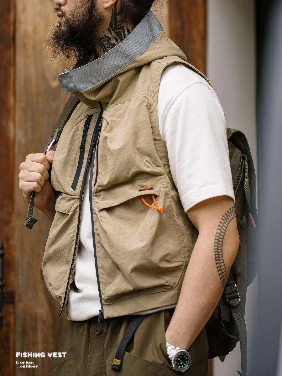 Camp Vibe Hooded Fishing Vest