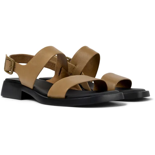 Camper Dana K201486-006 Brown Sandals for Women