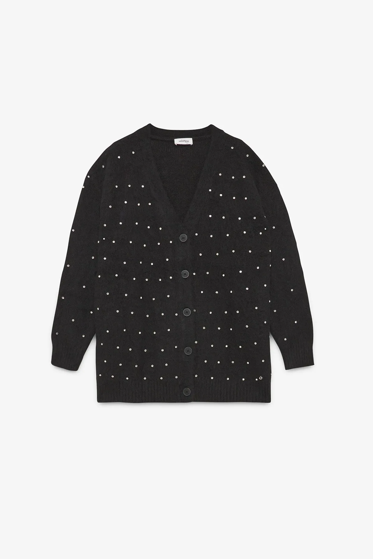 Cardigan with strass