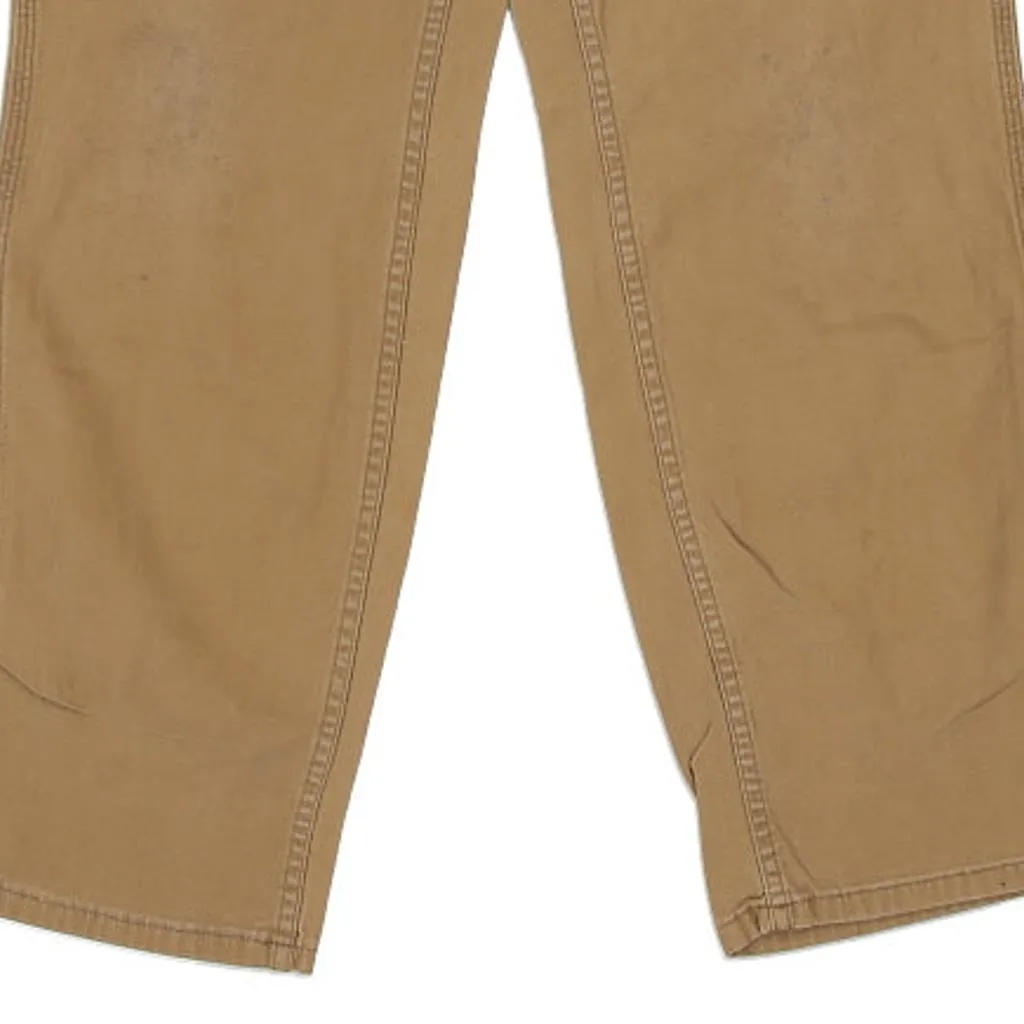 Carhartt Carpenter Trousers - 30W UK 8 Brown Cotton