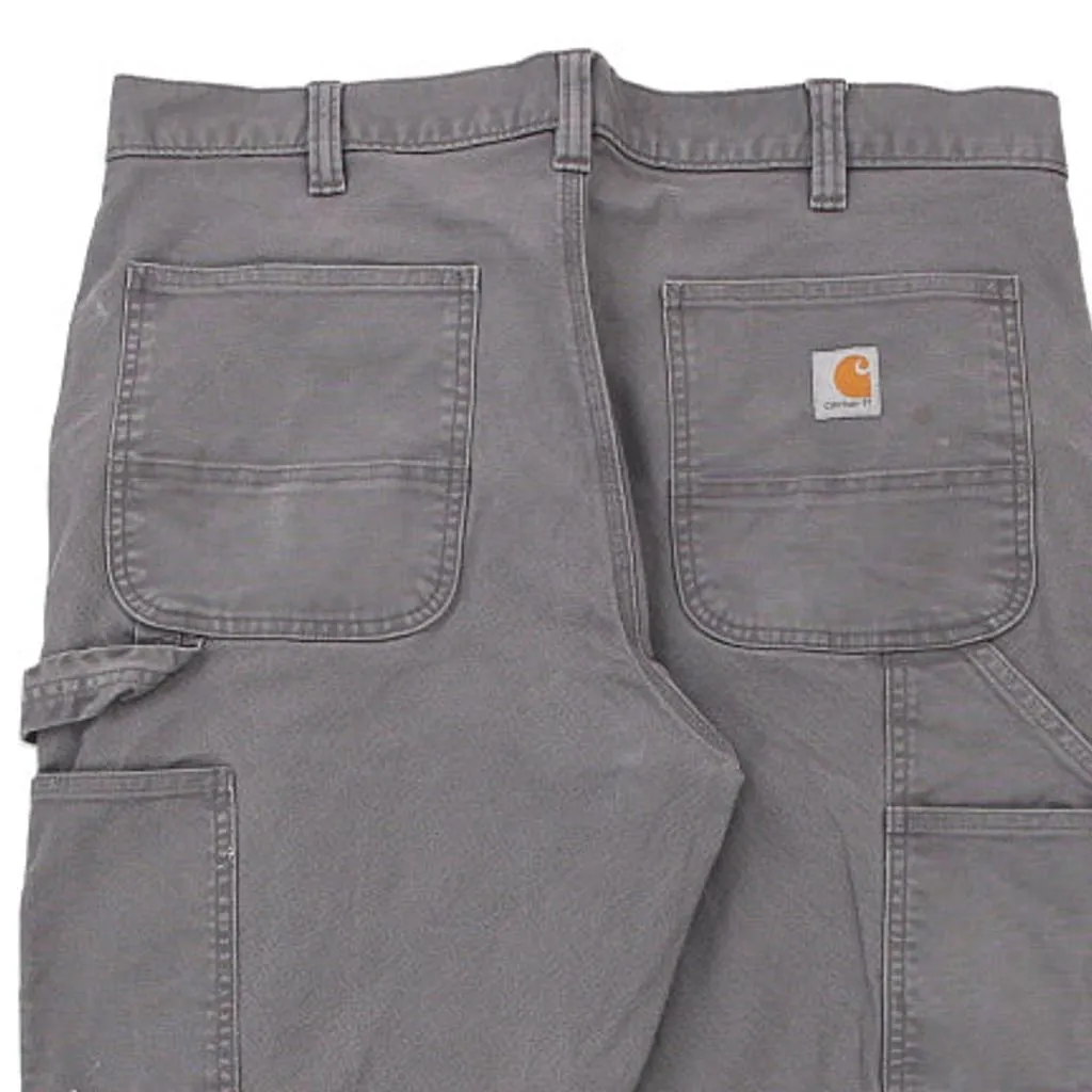 Carhartt Carpenter Trousers - 36W 32L Grey Cotton