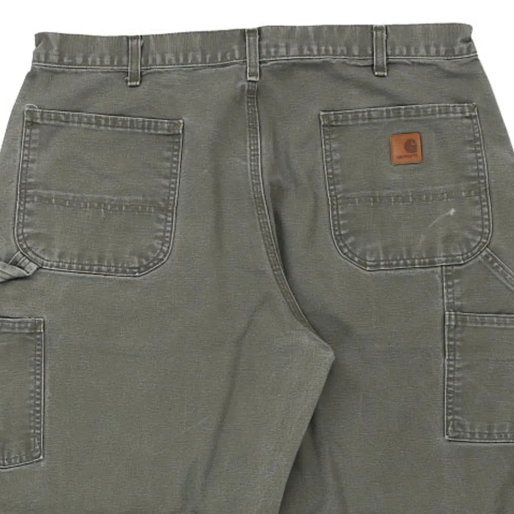 Carhartt Carpenter Trousers - 38W 30L Grey Cotton