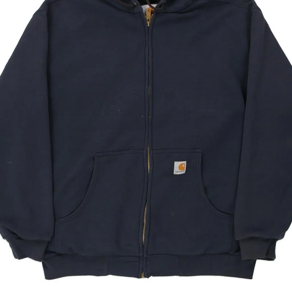 Carhartt Hoodie - XL Navy Cotton Blend