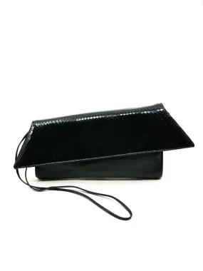 Carlos Falchi for Hanae Mori Snakeskin Convertible Clutch