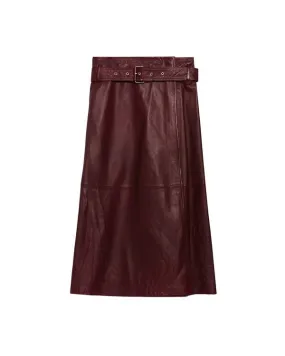 Carmela Skirt - Bordeaux