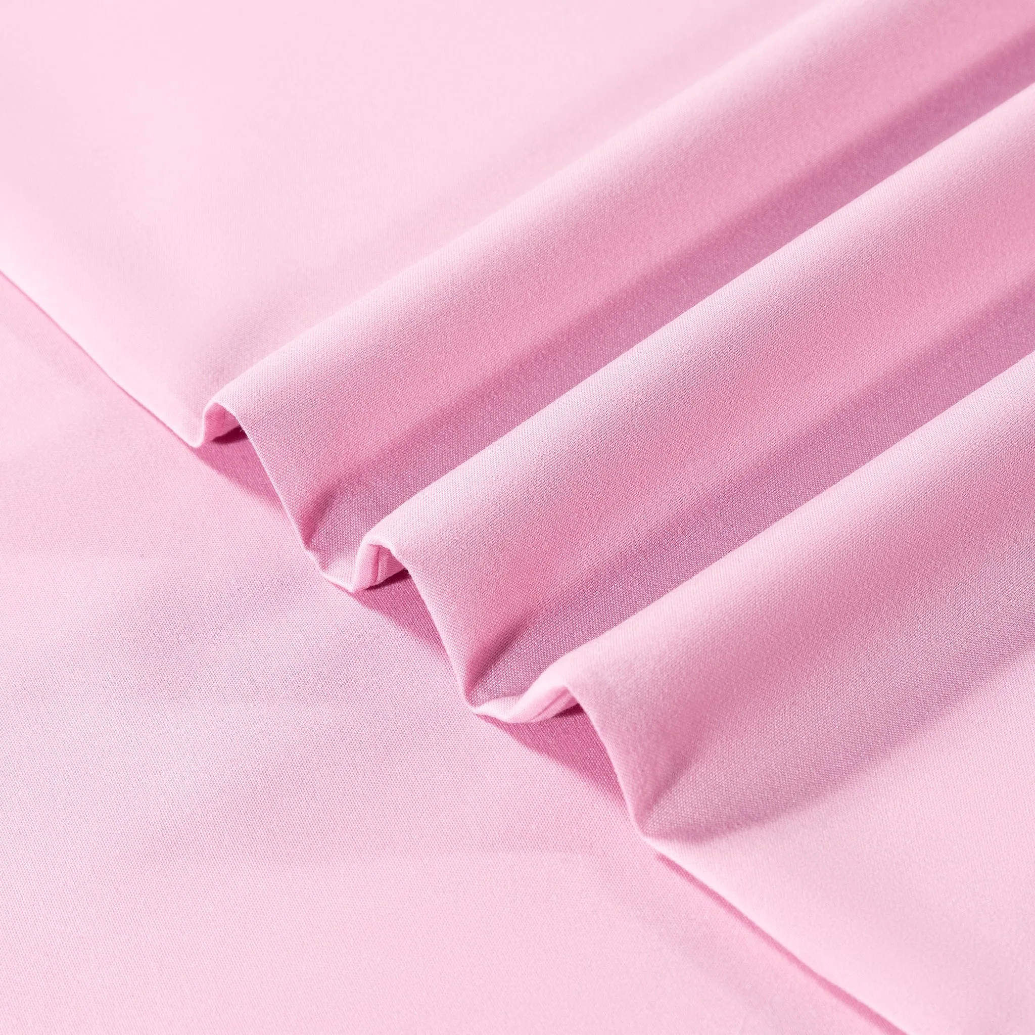 Cathay Home Twin Sheet Set - Pink Nectar  - Clement