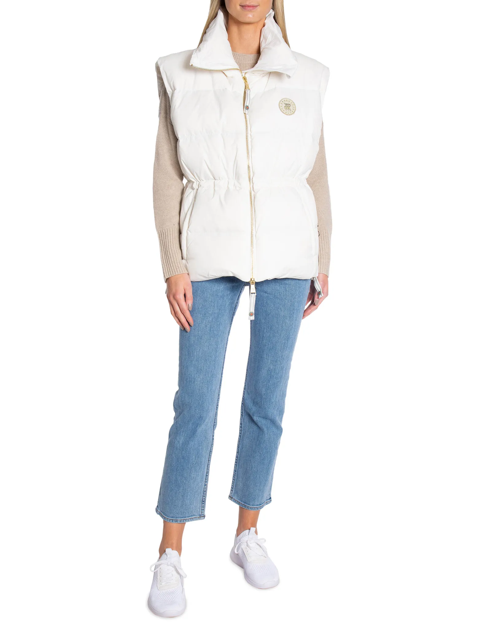 C.A.Y.A VEST HILTON WHITE
