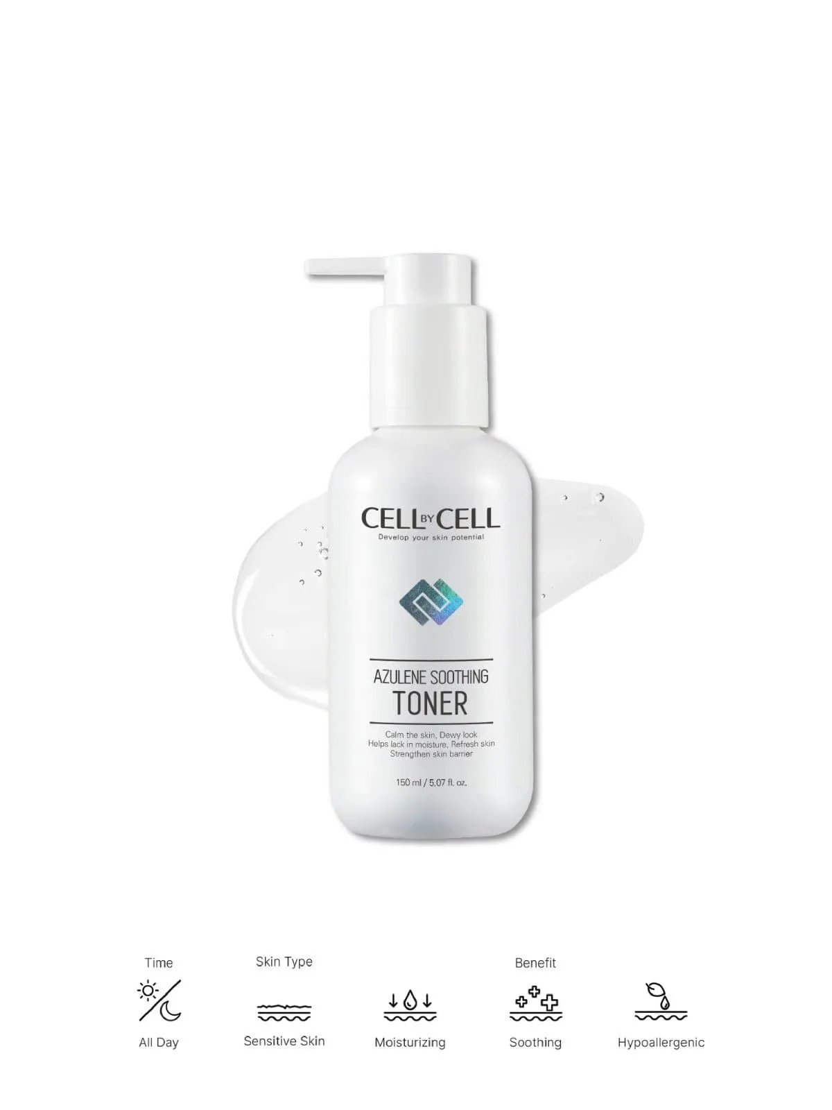 CELL BY CELL Azulene Soothing Toner - 150 ml