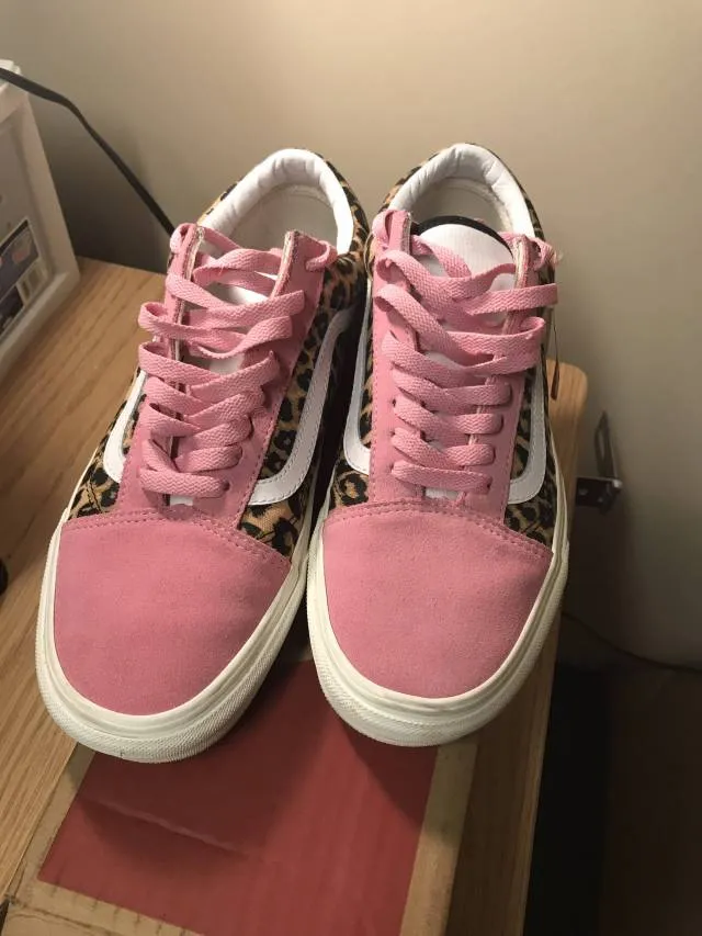 Cheetah Print/Pink x Vans Low