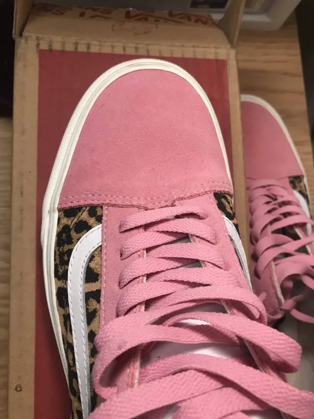 Cheetah Print/Pink x Vans Low