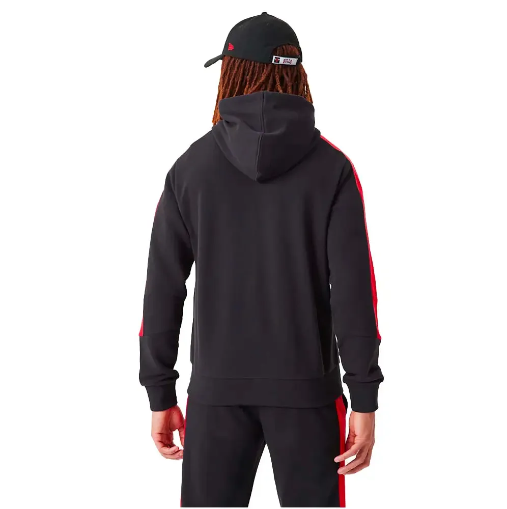 Chicago Bulls Nba Script Black Full-Zip Hoodie