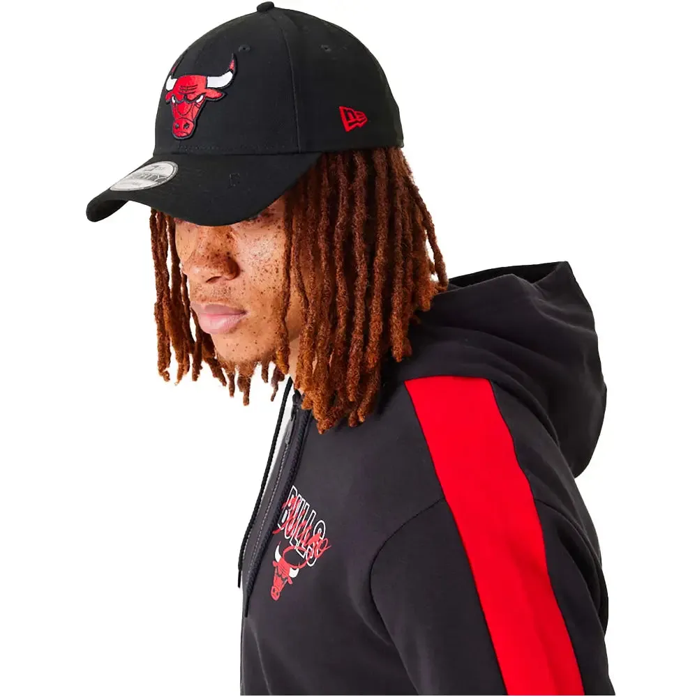 Chicago Bulls Nba Script Black Full-Zip Hoodie