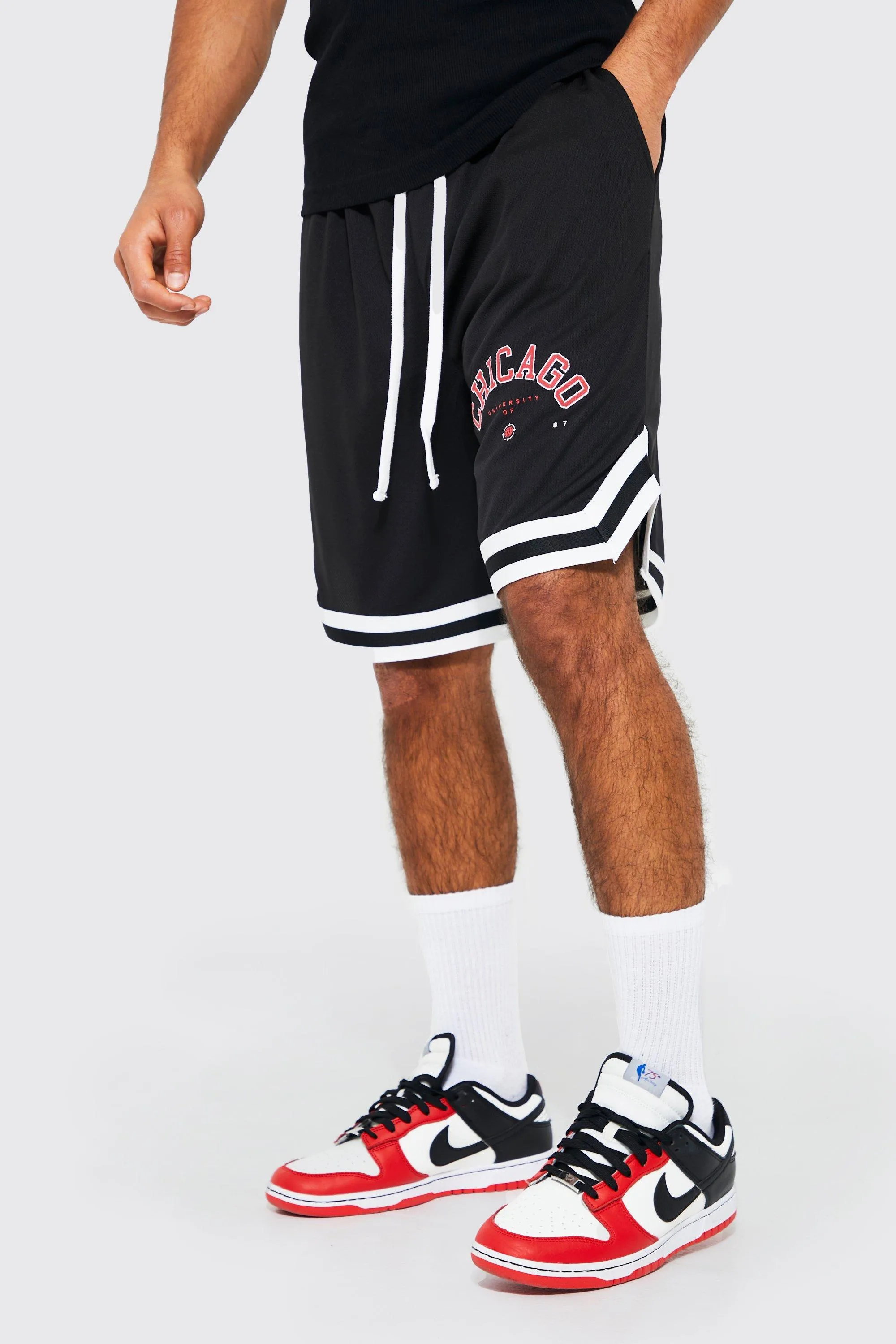 Chicago Varsity Mesh Tape Basketball Shorts