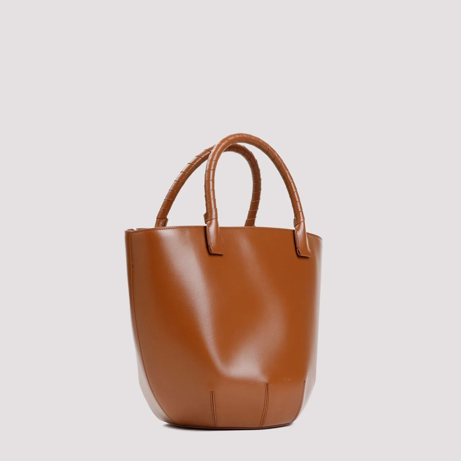 CHLO Calf Leather Brown Tote Bag for Women