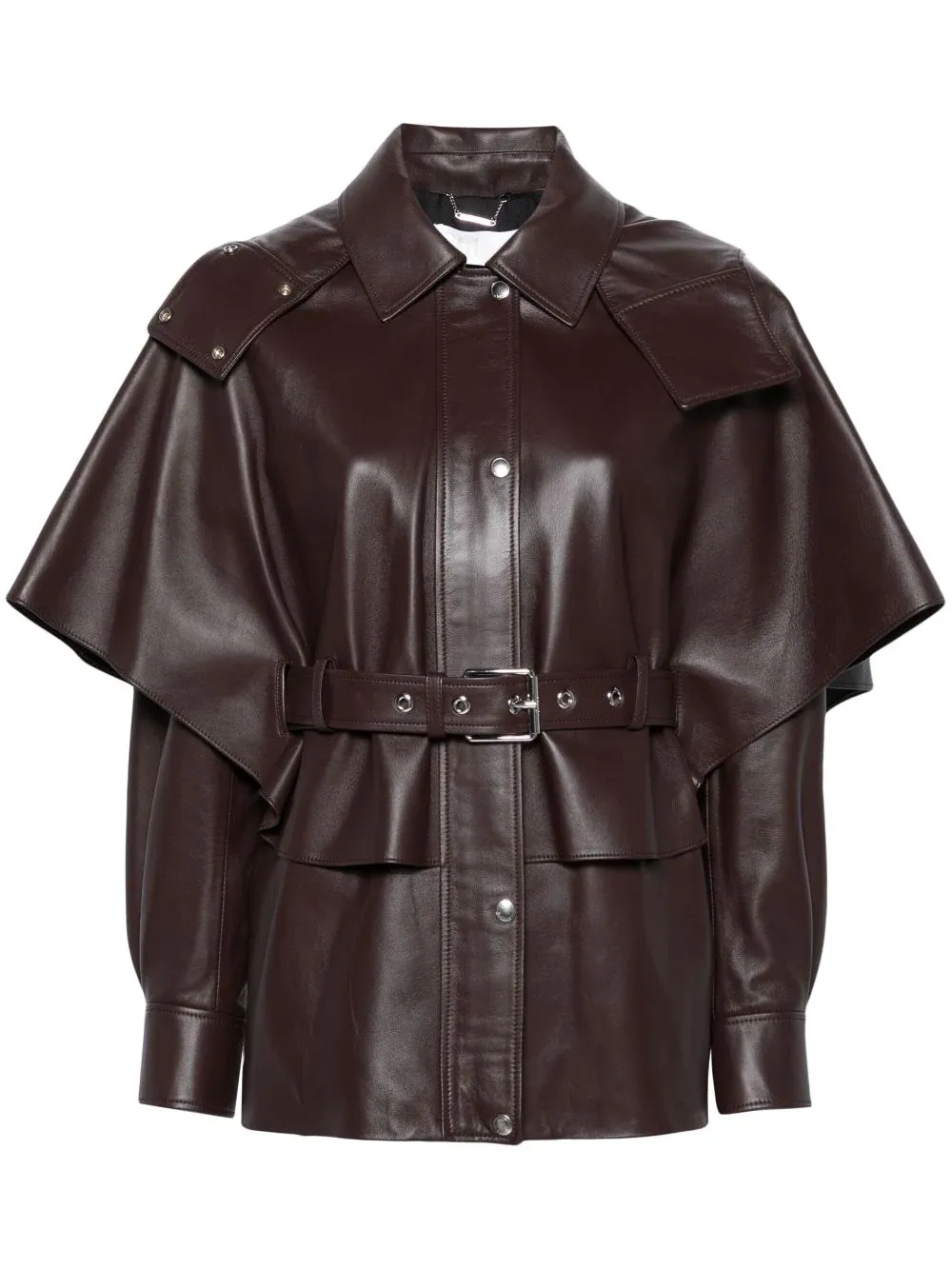 Chloé Layered Leather Jacket | Luxury and style at your fingertips