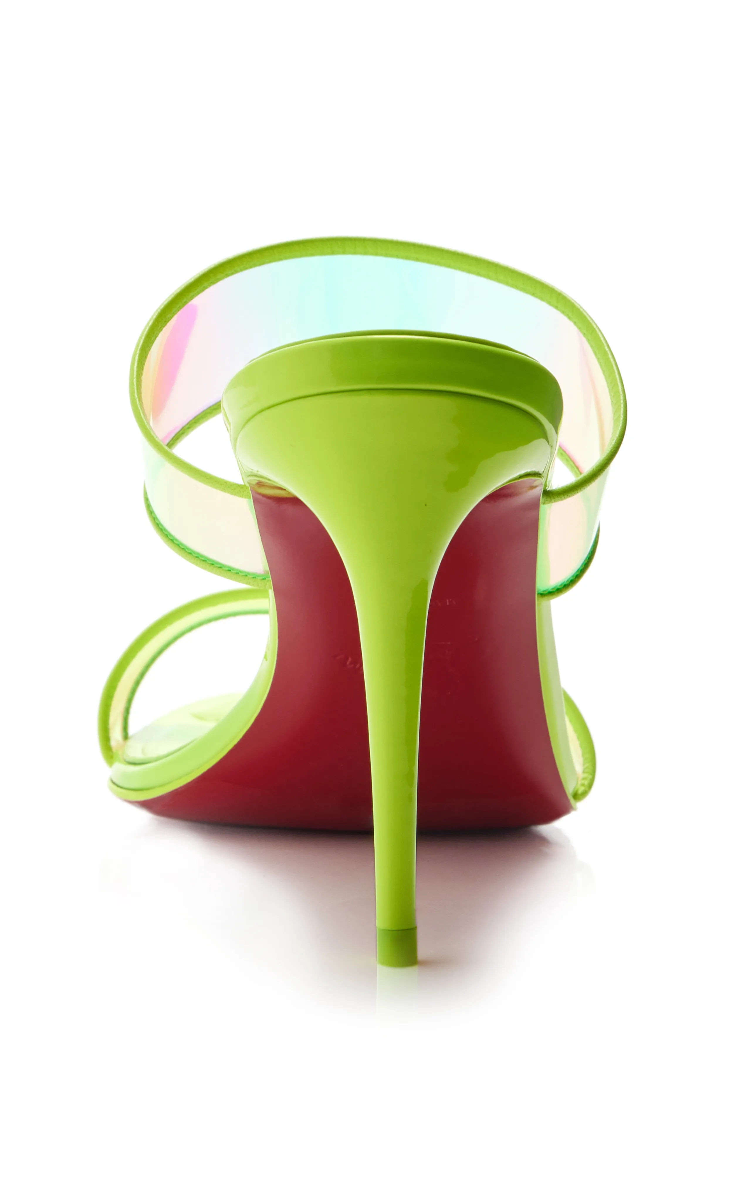 Christian Louboutin Just Loubi 85mm PVC, Patent Leather Sandals