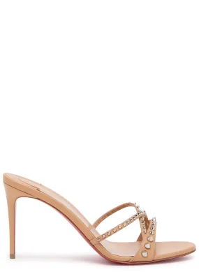 CHRISTIAN LOUBOUTIN Tatoosh Spikes 85 leather mules  -                         -                     -                