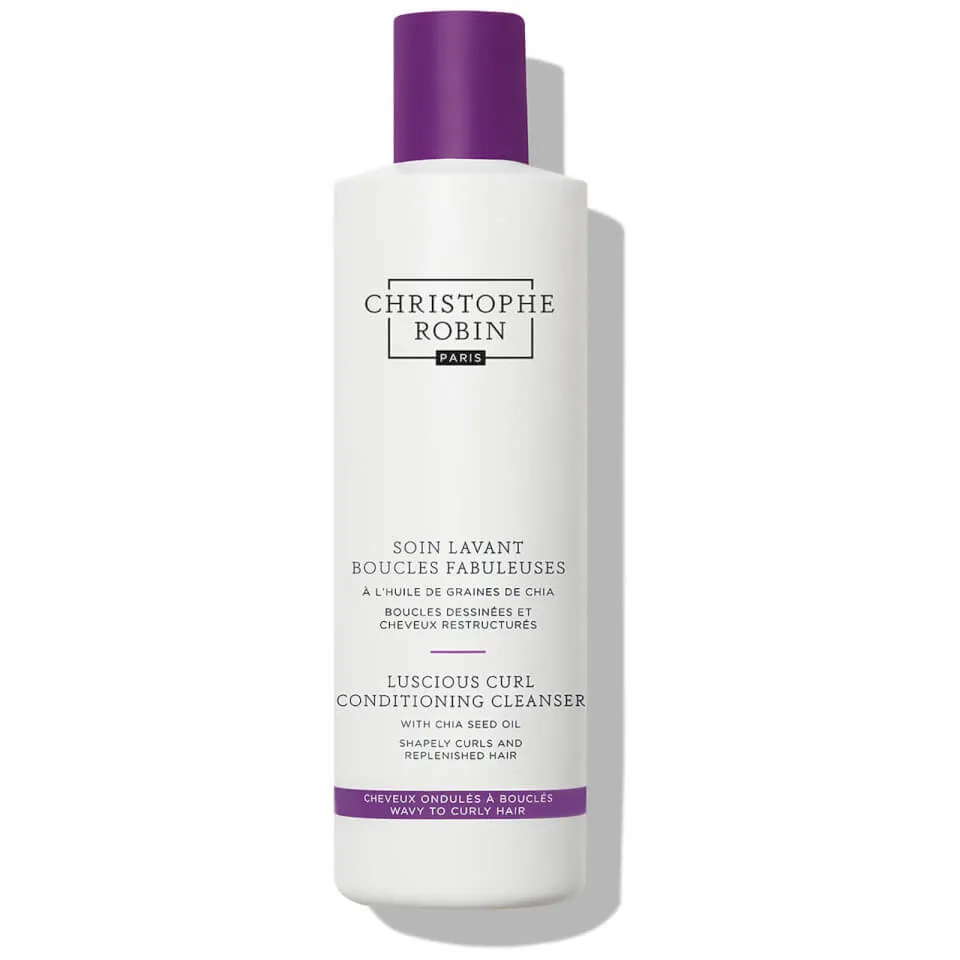Christophe Robin Luscious Curl Conditioning Cleanser with Chia Seed Oil 250ml | Coggles