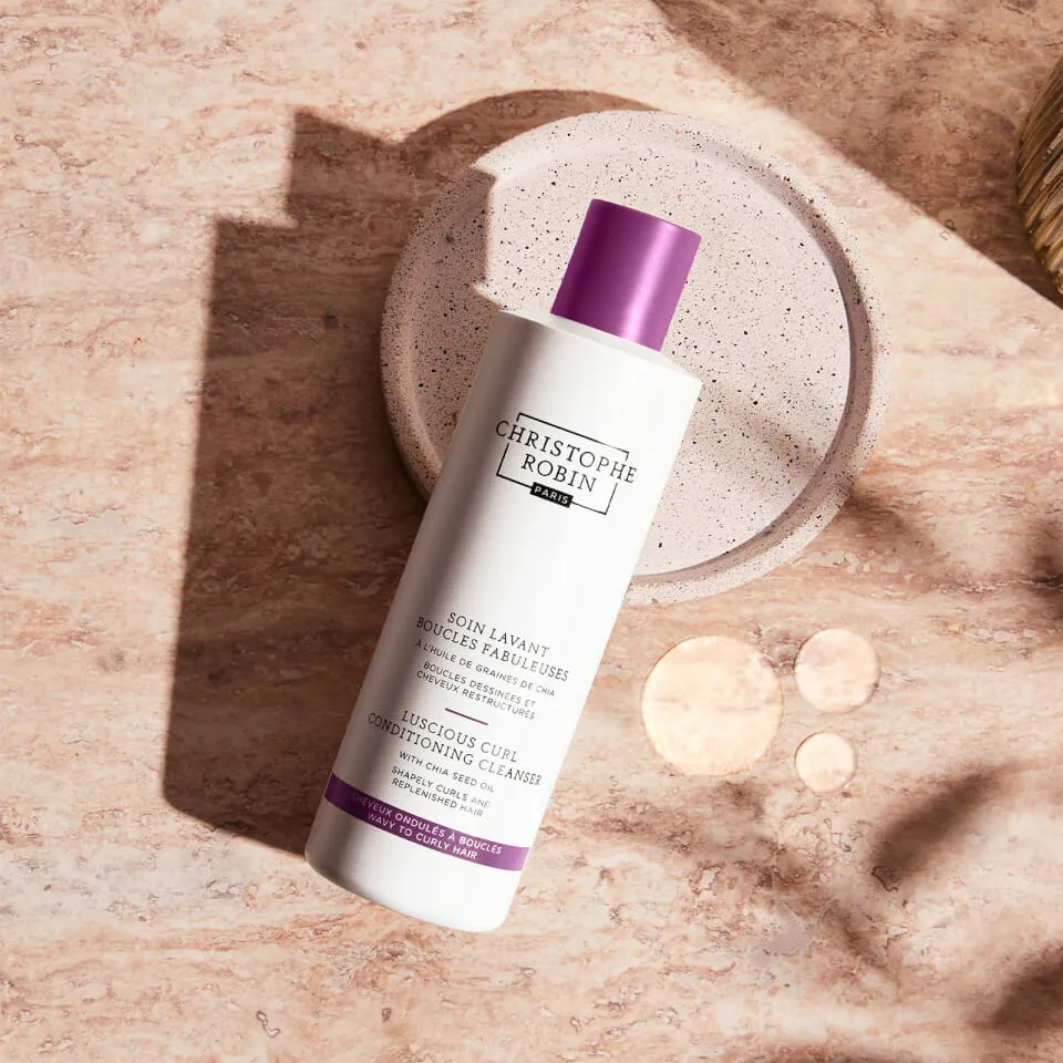 Christophe Robin Luscious Curl Conditioning Cleanser with Chia Seed Oil 250ml | Coggles