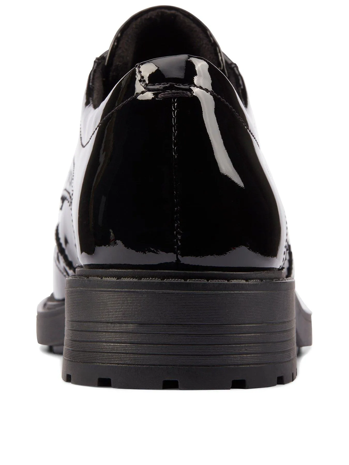 Clarks Orinoco2 Limit Wide Fit Brogue - Black Patent