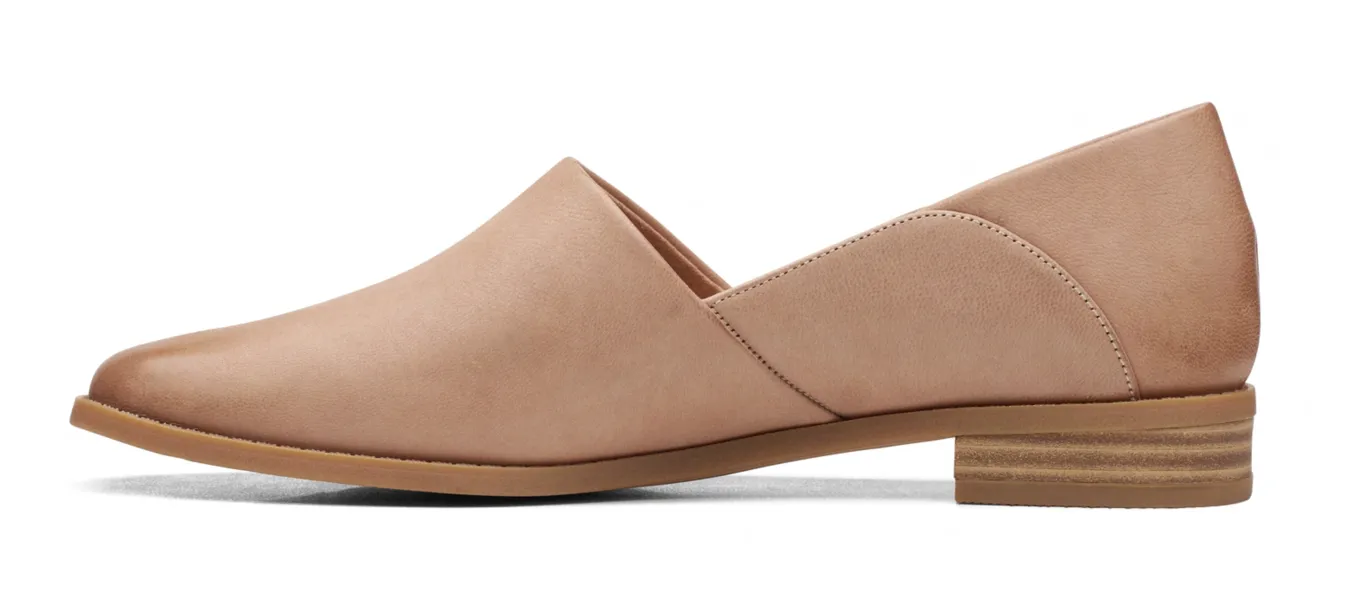 CLARKS PURE BELLE PRALINE LEATHER