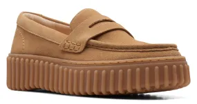 Clarks Torhill Penny Suede Light Tan