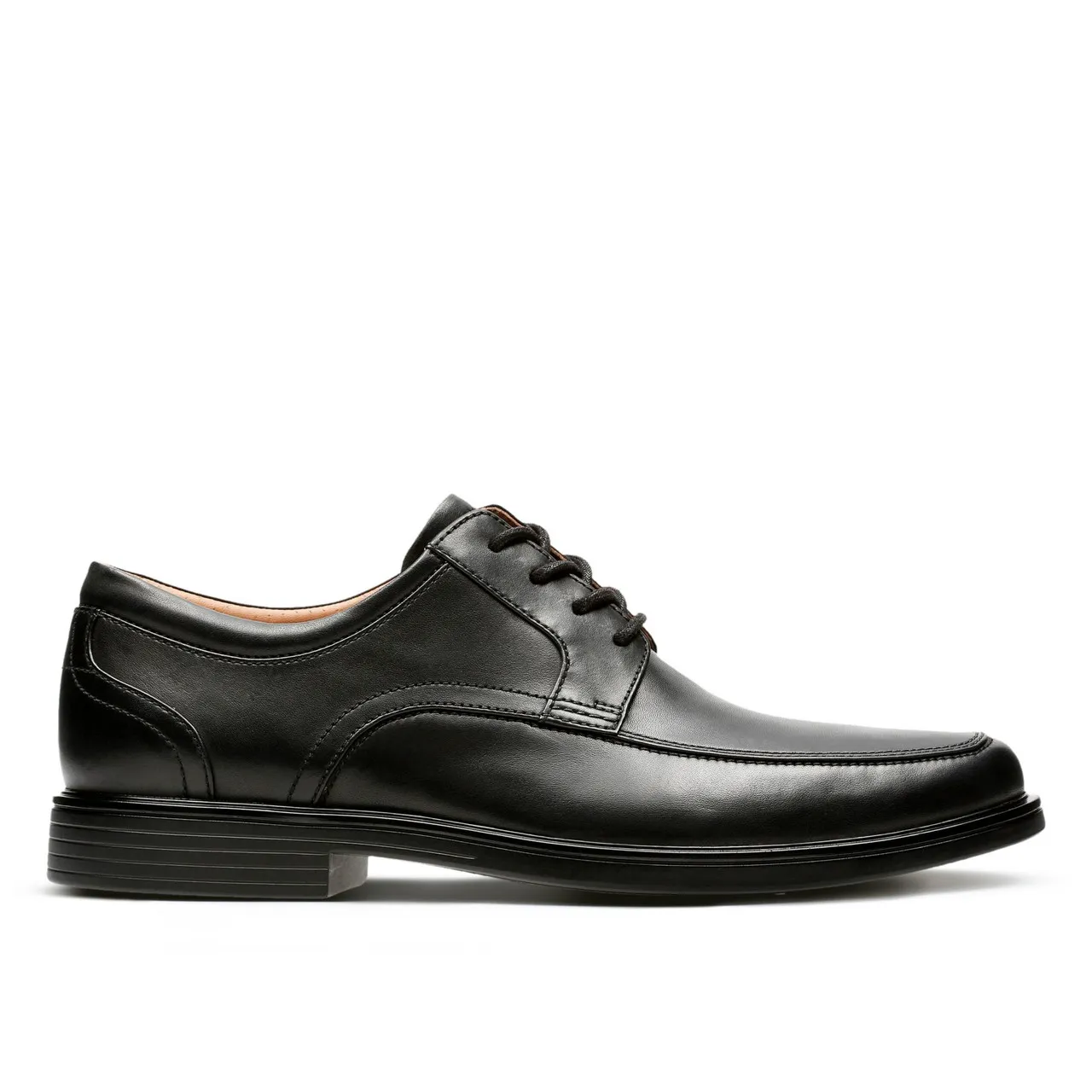 Clarks Un Aldric Park Black Leather 26132576 G and H Fit