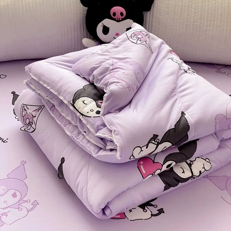 Class A soybean fiber knitted cotton summer cool quilt machine washable summer children's thin quilt spring and autumn summer ai
