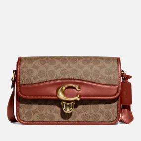 Coach Leather Signature Studio Shoulder Bag | Coggles