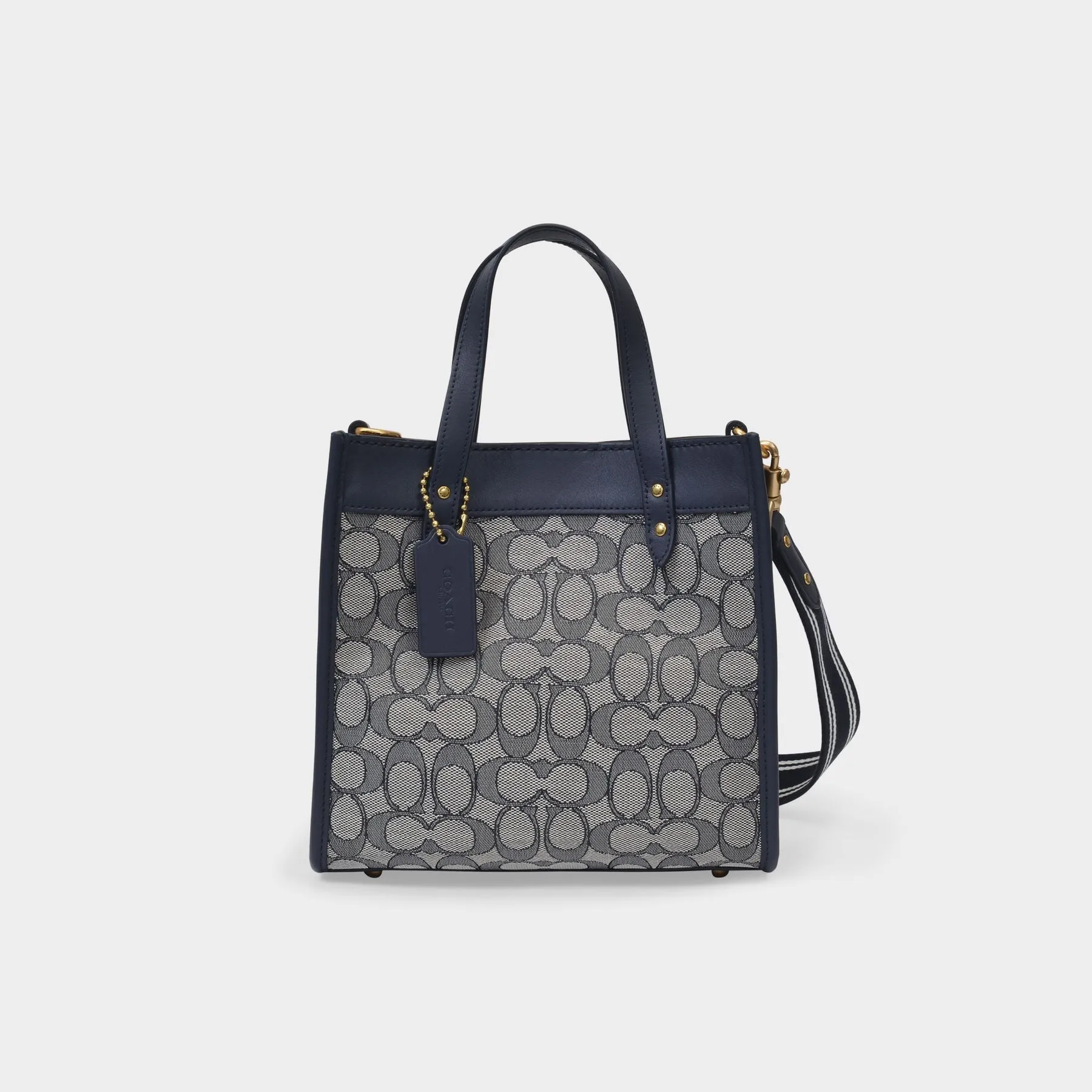 Coach  Tote 22 Bag in Navy Canvas