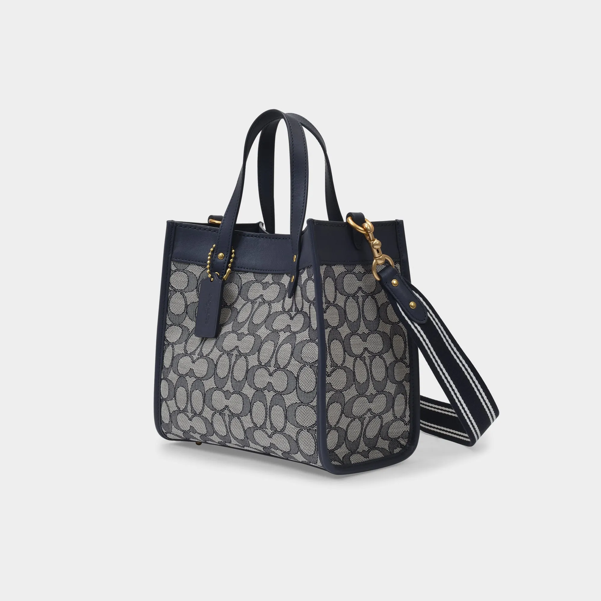 Coach  Tote 22 Bag in Navy Canvas