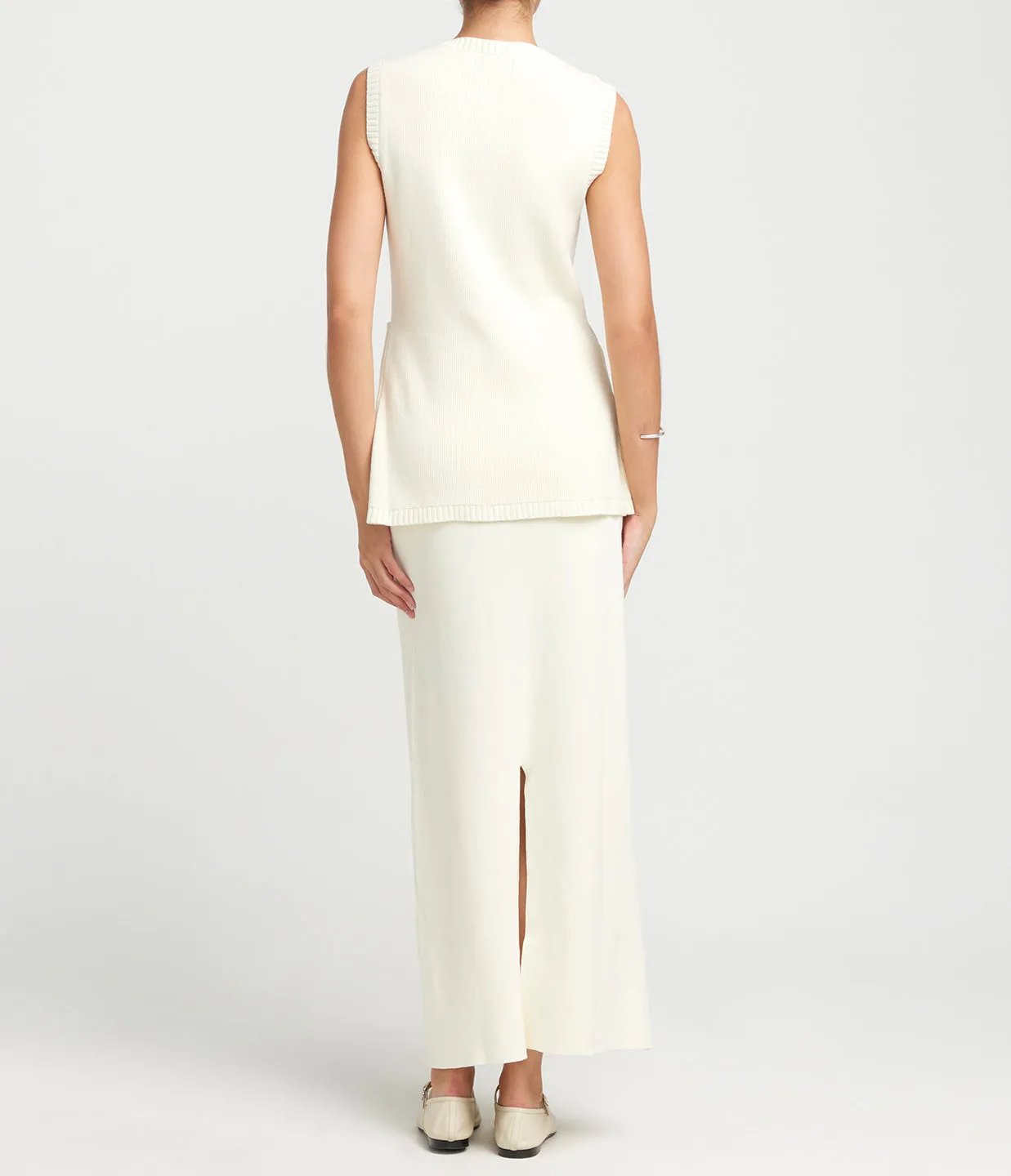 Codie Sleeveless Vest Top in Silence