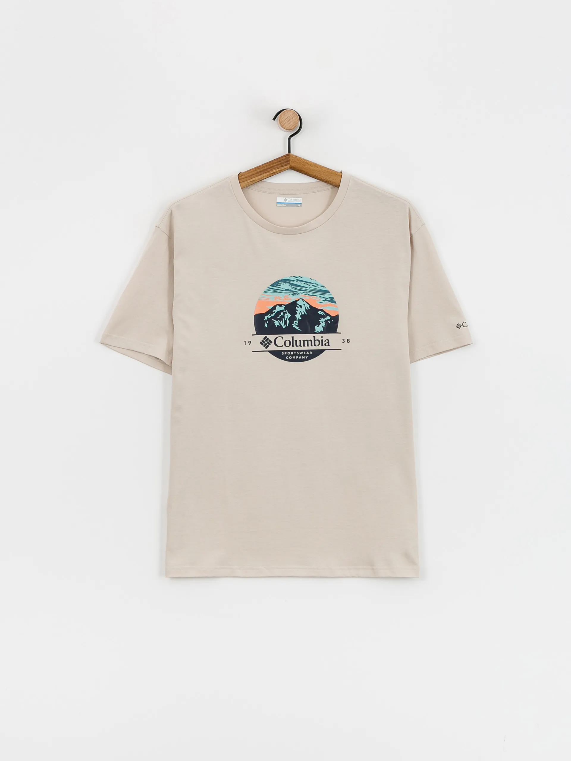Columbia T-Shirt Path Lake II (dark stone/scoped view)