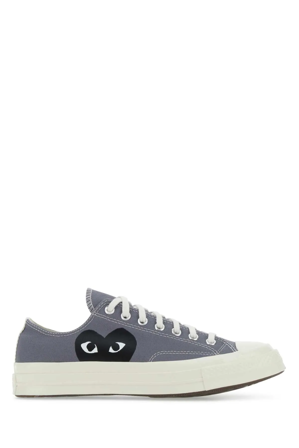 Comme Des Garcons Play Dark Grey Canvas Comme Des Gar§Ons X Converse Sneakers
