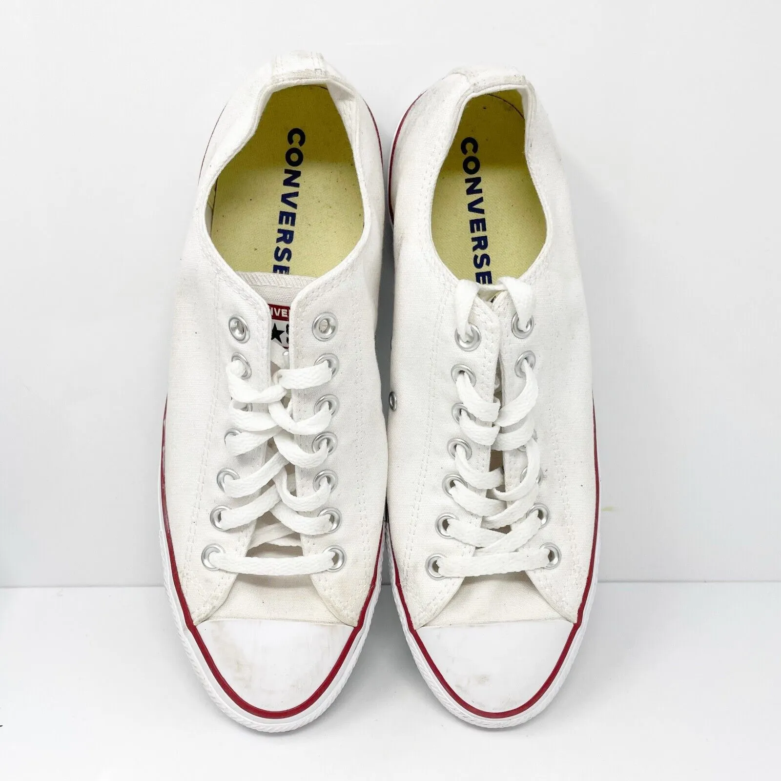 Converse Unisex CT All Star OX M7652 White Casual Shoes Sneakers Size M9.5 W11.5