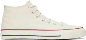 Converse White CTAS Pro Mid Sneakers
