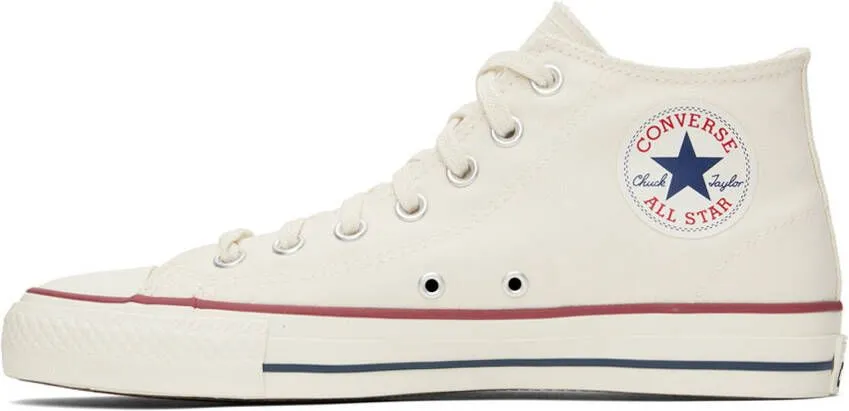 Converse White CTAS Pro Mid Sneakers