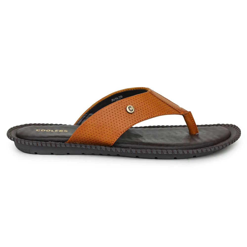 Coolers By Liberty AVN-29 Casual Tan Slippers For Men