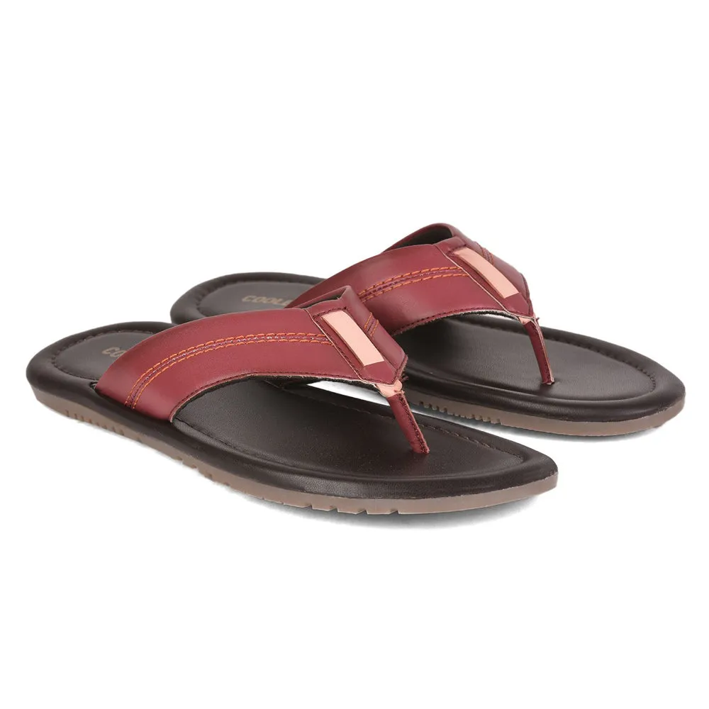 Coolers By Liberty CAROL Casual Cherry Flip-Flop Slippers & Flip-Flop For Men