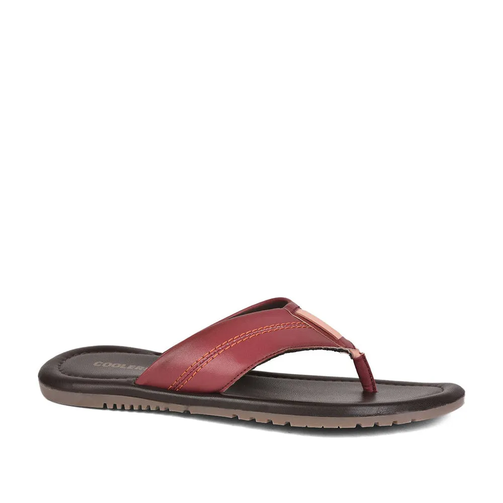 Coolers By Liberty CAROL Casual Cherry Flip-Flop Slippers & Flip-Flop For Men