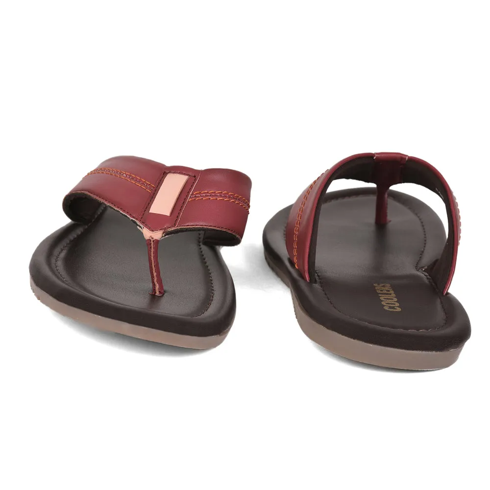 Coolers By Liberty CAROL Casual Cherry Flip-Flop Slippers & Flip-Flop For Men