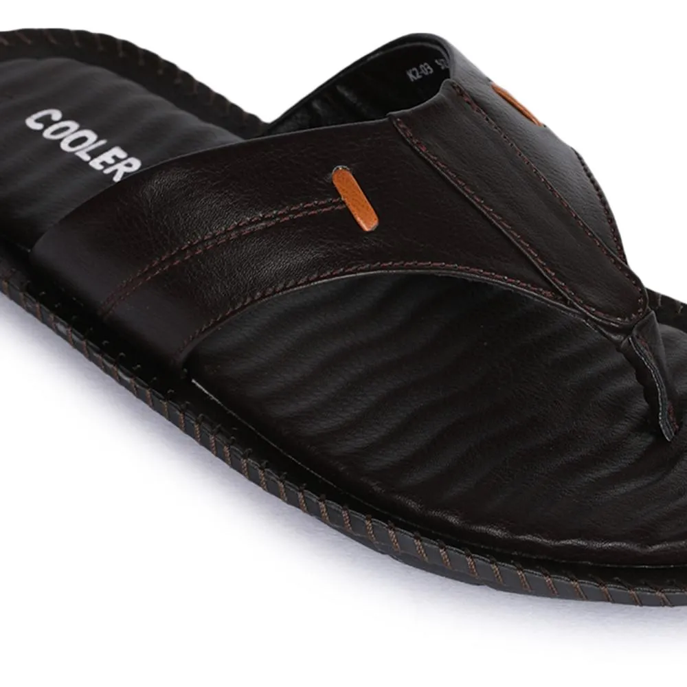 Coolers By Liberty K2-03 Casual Brown Slippers For Men