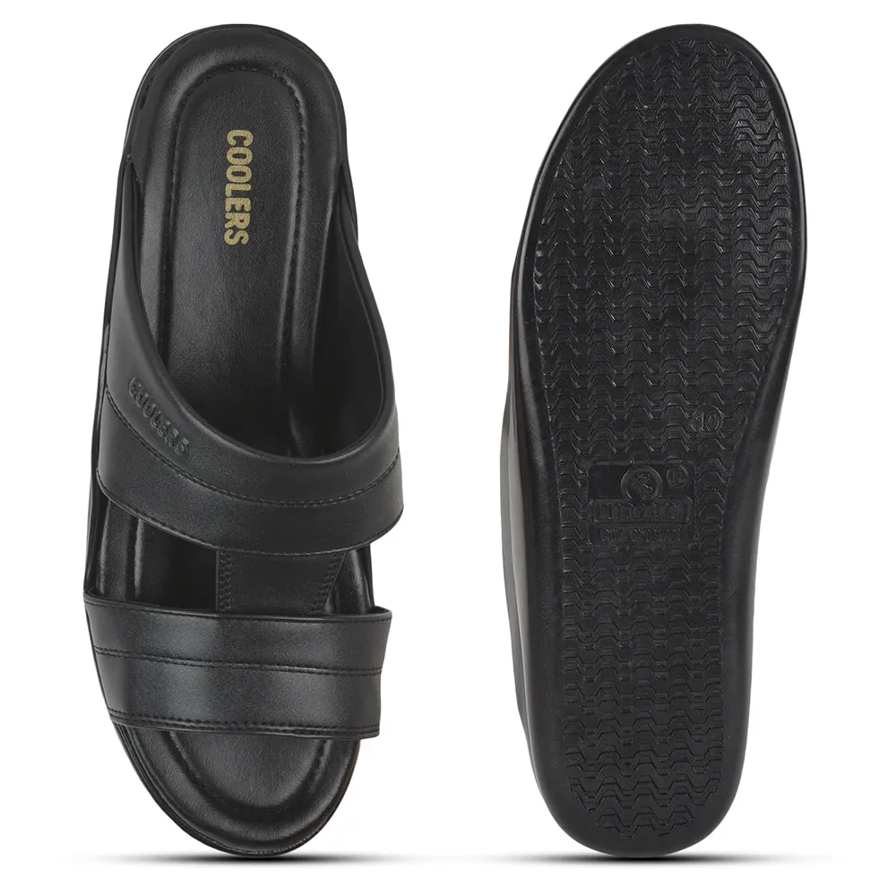 Coolers By Liberty Men 7193-500 Black Casual Slippers