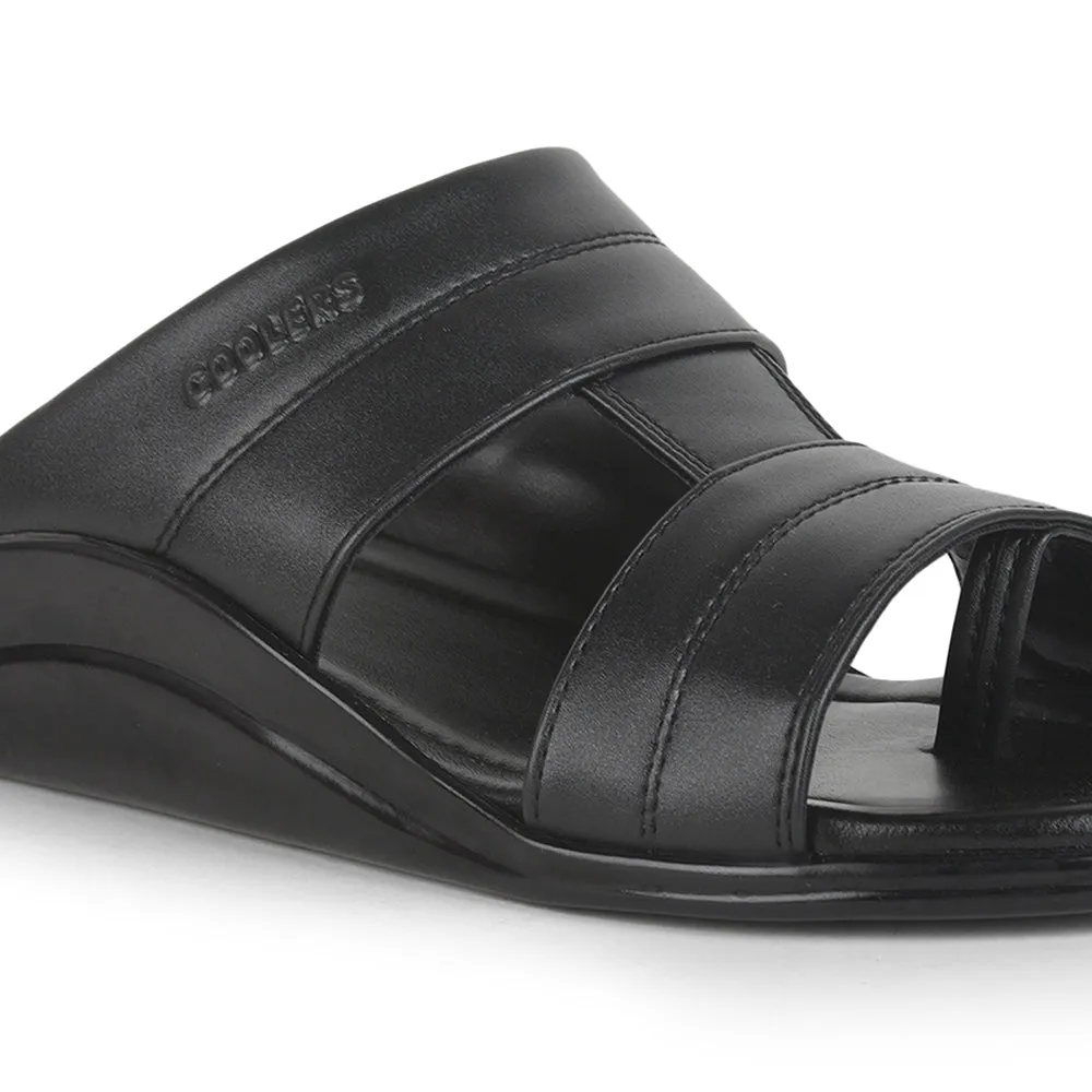 Coolers By Liberty Men 7193-500 Black Casual Slippers