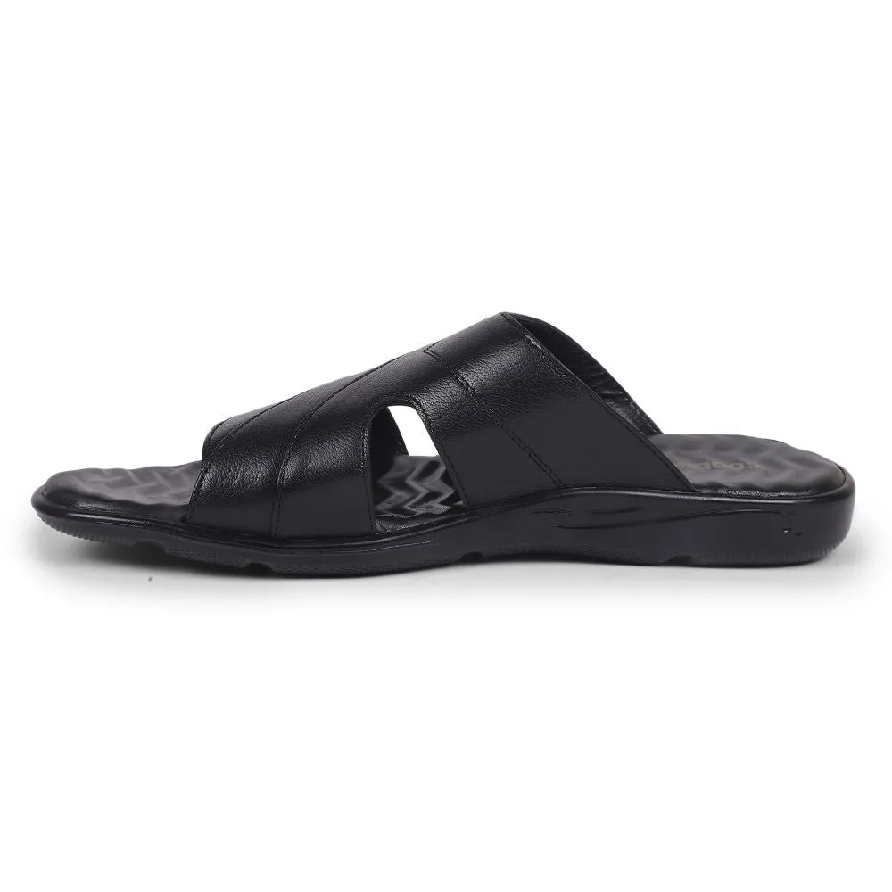 Coolers by Liberty Men LG-751 Black Casual Slippers