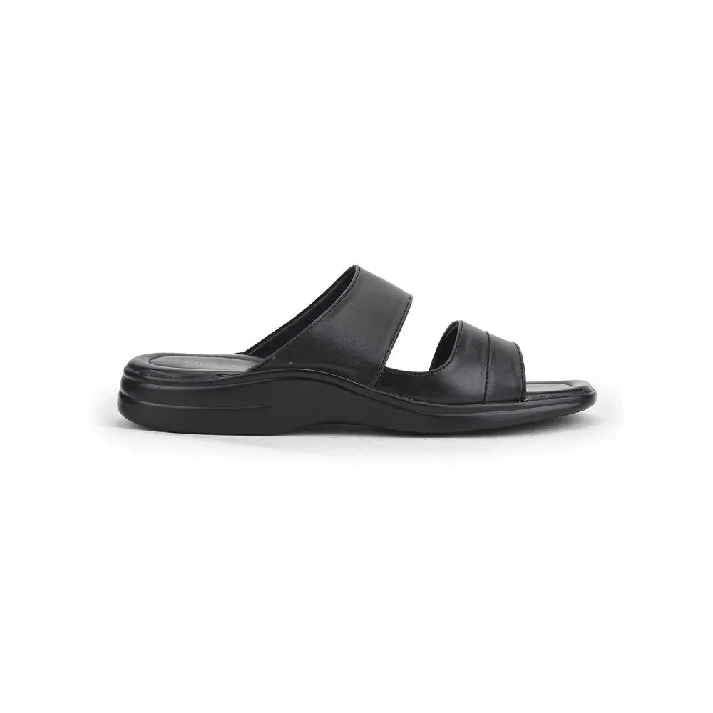 Coolers Casual (Black) Slippers For Men 2050-S209 By Liberty