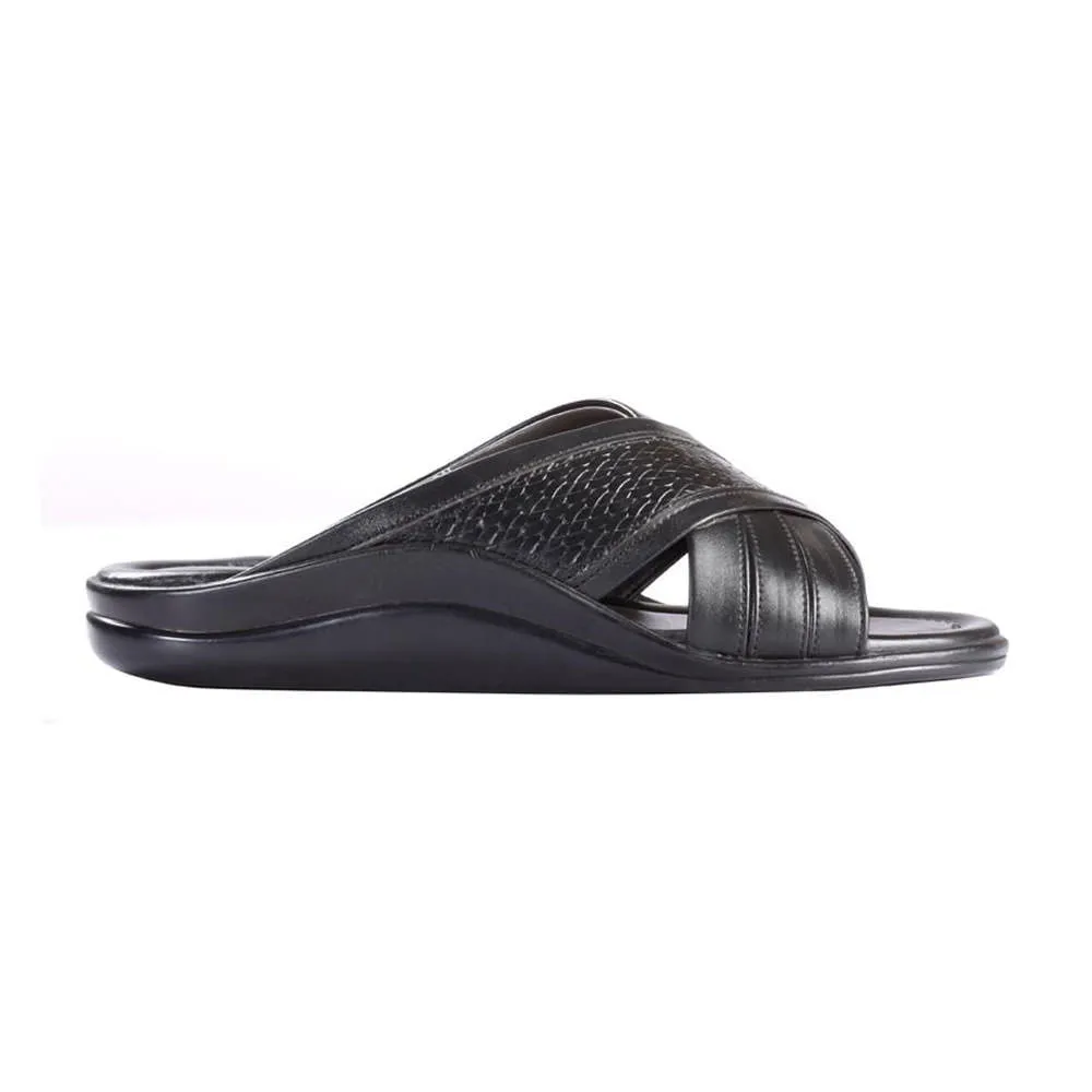 Coolers Casual (Black) Slippers For Men DON By Liberty