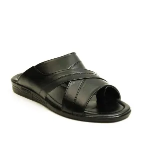 Coolers Casual (Black) Slippers For Men LG-1285 By Liberty